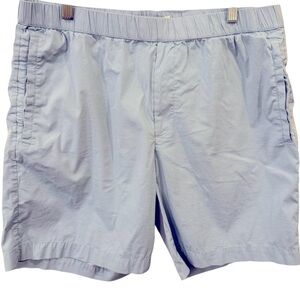 COS Men’s Shorts Size Large Cotton Blend Elastic Waist Blue Minimalist